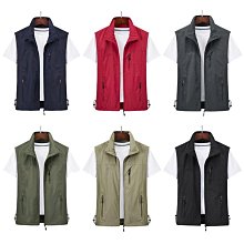 多口袋工裝馬甲 釣魚馬甲 攝影師馬甲 背心外套男 百搭無袖上衣 歷史價格詳細信息