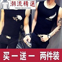 熱銷 男無袖上衣 背心男 緊身背心 男士個性印花馬甲背心 韓版健身潮牌運動上衣緊身汗衫-可開發票 價格比較,價格查詢,歷史價格詳細信息