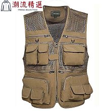 釣魚 攝影背心♧熱賣♧國家地理多功能 攝影 攝像網眼 釣魚  馬甲 多口袋薄款男超大口袋背心-勁霸服飾 歷史價格詳細信息