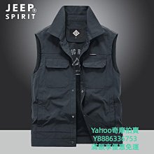 工裝背心外套 多口袋無領坎肩馬甲 男女 寬松 韓版 復古 機能風 歷史價格詳細信息