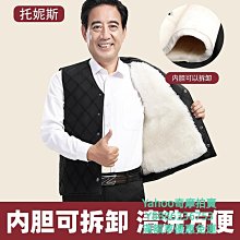 中老年人羊毛馬甲男皮毛一體背心馬夾爸爸裝秋冬季保暖加厚棉坎肩【zero潮流屋】 歷史價格詳細信息