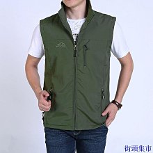 工裝背心外套 多口袋無領坎肩馬甲 男女 寬松 韓版 復古 機能風 歷史價格詳細信息