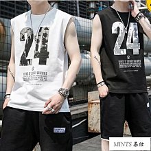 背心無袖T恤 潮牌背心 坎肩汗背心男 韓版寬松背心 運動無袖t恤男 港風chic個性上衣 跑步T XLC25-MINTS名仕男裝 價格比較,價格查詢,歷史價格詳細信息