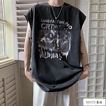 M-5XL 復古水洗無袖 做舊背心上衣 刷漆感 復古水洗無袖 暗黑 街頭背心男 水洗無袖 涼爽夏季 背心男 休閒 歷史價格詳細信息