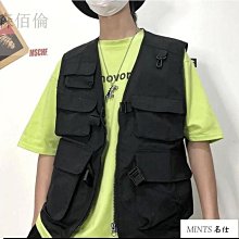 無袖背心 工裝背心  無袖 背心 多口袋 多口袋工裝背心 潮流 百搭  男裝【MN04】 歷史價格詳細信息