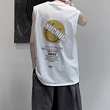 無袖背心運動背心男 背心男無袖T恤無袖外穿運動寬鬆休閒上衣韓版ins潮流百搭大尺碼 純棉背心寬鬆背-潮流精選 歷史價格詳細信息