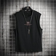 背心男潮牌ins外穿坎肩運動健身潮流砍袖夏季寬松無袖t恤男士無袖t恤 無袖t恤 背心男生韓版 歷史價格詳細信息