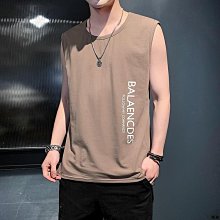 無袖T恤男夏季坎肩個性潮流嘻哈潮牌港風背心網紅ins馬甲夏天外穿-毛毛男裝 歷史價格詳細信息