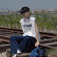 無袖t恤男士寬鬆背心跨欄運動籃球無袖外穿純棉假兩件背心男-潮流精選 歷史價格詳細信息