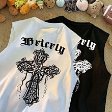 ✅衣加依✅背心 美式背心男士夏季新款純棉坎肩潮牌印花復古運動黑色無袖t恤男生满599免運 價格比較,價格查詢,歷史價格詳細信息