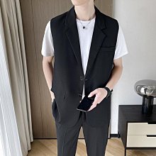男士西裝外套馬甲夾男小西裝男新款春季單件上衣高端休閑修身西服-特價 歷史價格詳細信息