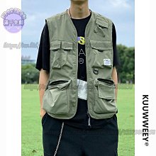 短款馬甲男夏季外搭機能風立領馬夾男潮ins寬松百搭坎肩背心男潮機能背心-雅怡尚品 歷史價格詳細信息