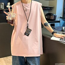 ins運動無袖背心 大尺碼運動背心 休閒無袖T恤 男 素T短袖 夏季韓版時尚潮牌素色上衣寬鬆 圓領休閒落肩 無袖上衣-MINTS名仕男裝 歷史價格詳細信息