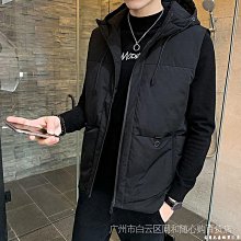 男士馬甲 棉馬甲男 冬季馬甲外套 無袖棉服 外穿棉衣馬甲 精品男裝  冬季立領羔羊毛領男士休閒拼接羽絨棉馬甲工裝潮流 歷史價格詳細信息