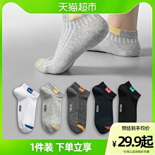 貓人襪子男士短襪純色防臭吸汗男棉襪春夏男生黑白色100%正品船襪 歷史價格詳細信息