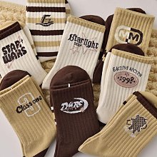 運動襪子ins潮百搭男襪女襪中筒長筒短筒白色學生秋季配鯊魚褲襪特賣 歷史價格詳細信息