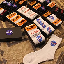 盒裝nasa聯名襪子黑白字母街頭純棉中筒籃球襪潮牌運動長襪男 歷史價格詳細信息