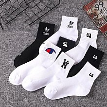時尚襪子ins原創清新春秋款潮襪高質量棉襪男女多彩潮酷中筒外貿 歷史價格詳細信息