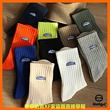 韓國襪子 男襪 大葉子 率性英文字母 街頭潮流襪  休閒襪 條紋襪  學生襪 長襪 歷史價格詳細信息