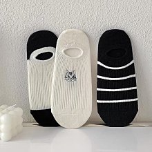 隱形襪女夏季淺口日系卡通薄款短襪矽膠防掉跟刺繡純色簡約隱形棉襪 歷史價格詳細信息