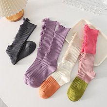 襪子女破洞襪秋冬網紅乞丐潮襪時尚洞洞襪中筒襪情侶雙針襪子批發 歷史價格詳細信息