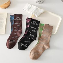 涂鴉襪子女秋冬棉潮春秋款復古中筒襪運動夏季長筒網紅情侶長襪男超夯 精品 歷史價格詳細信息