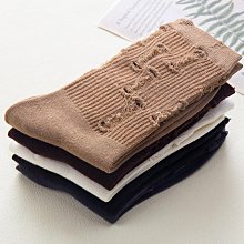 襪子女中筒ins潮襪網紅款外穿時尚小眾設計感反穿毛巾底襪子批發 歷史價格詳細信息