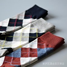 紳士襪 男士商務襪 高筒西裝襪 全棉紳士長筒男襪 抽條/菱形格紋/條紋/波點 商務長襪 黑色長襪 西裝襪 歷史價格詳細信息