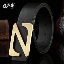 【熱賣精選】男士皮帶 腰帶 真皮羅蒙皮帶男士真皮內扣自動扣腰帶純牛皮內穿褲帶中青年人1597 腰帶 腰封 歷史價格詳細信息