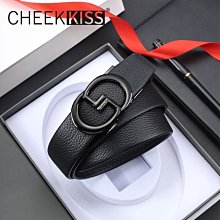 新款正品皮帶男真皮合金自動扣韓版高檔男士腰帶牛皮男~特價 歷史價格詳細信息