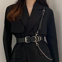 腰帶 腰封 朋克風jk配飾鏈條皮帶女 百搭時尚腰包ins潮洋裝子小包包式腰帶  快速（滿599元免運） 歷史價格詳細信息