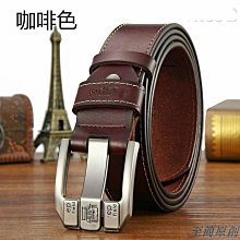 真皮腰帶 皮帶 男士二層牛皮皮帶  商務皮帶 西裝皮帶 Z合金自動扣腰帶-22號穿搭 歷史價格詳細信息