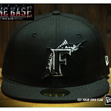 NEW ERA 59FIFTY【公館HOME BASE專賣店】MLB 馬林魚隊 -- 黑色復古Logo款 價格比較,價格查詢,歷史價格詳細信息