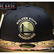 NEW ERA NBA 金州勇士 黑 金立體電繡字 全封 平簷帽 【MIX TALENT】 歷史價格詳細信息