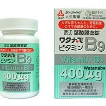 人生製藥 渡邊葉酸 維他命B9 (120粒/罐) 免運費 歷史價格詳細信息