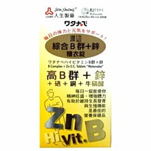 人生製藥 渡邊 綜合B群+鐵糖衣錠 (90錠/瓶)【杏一】 歷史價格詳細信息