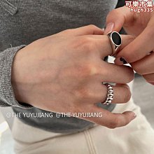 yuyujiang韓風ins時尚個性s925純銀戒指女冷淡風食指戒復古潮 歷史價格詳細信息