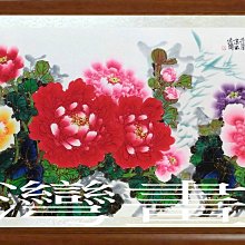 ☆【御花園字畫廊】㊣100%全手繪鎮宅招財開運起家興業金線牡丹花開富貴原創國畫~1(176X88公分)ylc1147 歷史價格詳細信息