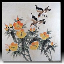 ~名人書畫手繪 霍春陽 國畫 花鳥 贈作者專輯書 歷史價格詳細信息