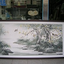 [ 丁銘畫廊 ] 五路財神 帶財 進財圖-靠山圖-光茫 有朝氣-步步高升-老松迎客純手工畫油畫原作品-大尺寸含框裱好價格 歷史價格詳細信息