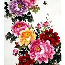 【幸運星】  純手繪 牡丹畫 國畫 牡丹 花開富貴 水墨畫 風水畫  開運 夫妻和睦 增加異性緣 已裱捲軸 無框畫 歷史價格詳細信息