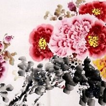 【開運幸運星】小六尺 手繪 牡丹畫 風水畫 花鳥 國畫 招桃花  0103 招財 178*68cm 畫芯 A238-90 歷史價格詳細信息