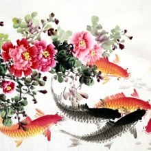 【開運幸運星】小六尺 手繪 牡丹畫 風水畫 花鳥 國畫 招桃花  0103 招財 178*68cm 畫芯 A238-90 歷史價格詳細信息