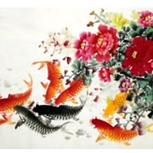 水墨牡丹圖絲綢畫國畫卷軸畫客廳玄關壁畫招財好運畫富貴和諧定制 歷史價格詳細信息