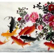 水墨牡丹圖絲綢畫國畫卷軸畫客廳玄關壁畫招財好運畫富貴和諧定制 歷史價格詳細信息