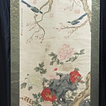手繪國畫立軸-劉繼鹵（母女圖），含軸約163cmx68cm，畫心約88cmx46.5cm 歷史價格詳細信息