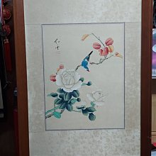 工筆花鳥畫桃花燕歸圖絲綢畫掛畫客廳裝飾畫風水禮品畫辦公室卷軸 歷史價格詳細信息