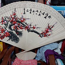 手繪扇子摺扇中國風古風古典摺疊扇 隨身便攜跳舞蹈扇 歷史價格詳細信息