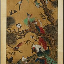 【福元齋】20160419B錢維城牡丹花卉掛軸_掛軸尺寸:164X60_畫心尺寸:72X36cm 歷史價格詳細信息