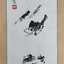 【 懷德-肖 】現 代 水墨  - 廖 鴻 興 --1992黑与青-- 鏡 框 歷史價格詳細信息